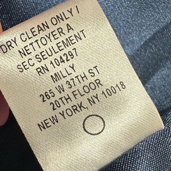 Milly of New York Silk Blend Colorful Block Pattern Trench Coat/Dress - Picture 13 of 16